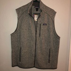 Patagonia Men’s Bean’s Sweater Fleece Vest Gray